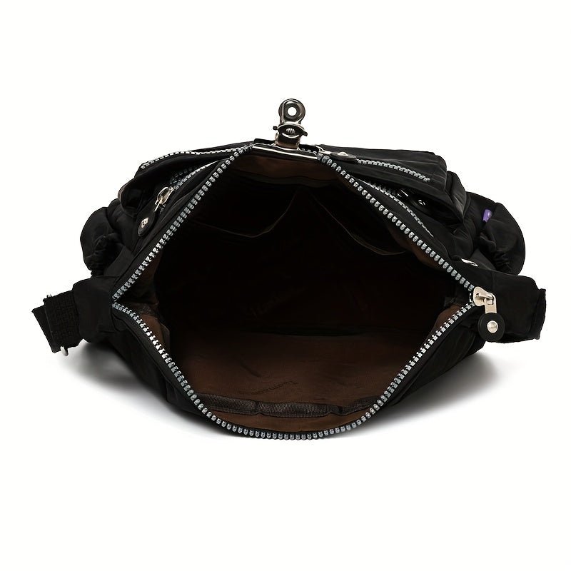Women's Single Shoulder Crossbody Bag Lightweight Nylon Cloth Bag Casual Women's Bag - VibraStore