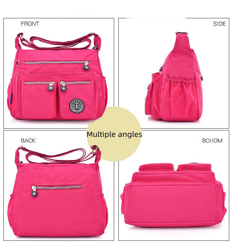Women's Single Shoulder Crossbody Bag Lightweight Nylon Cloth Bag Casual Women's Bag - VibraStore