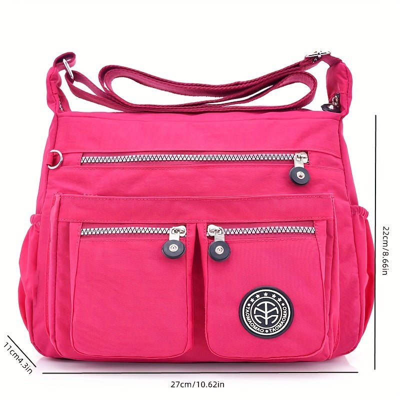 Women's Single Shoulder Crossbody Bag Lightweight Nylon Cloth Bag Casual Women's Bag - VibraStore