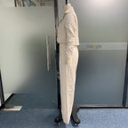 Women's Suit Autumn New Solid Color Loose Trousers Two - piece Set - VibraStore