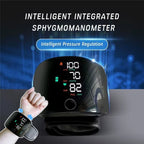 Wrist Sphygmomanometer Rechargeable Blood Pressure Meter Wrist Blood Pressure Eter Smart Touch Screen Blood Pressure Meter Household Electronics - VibraStore