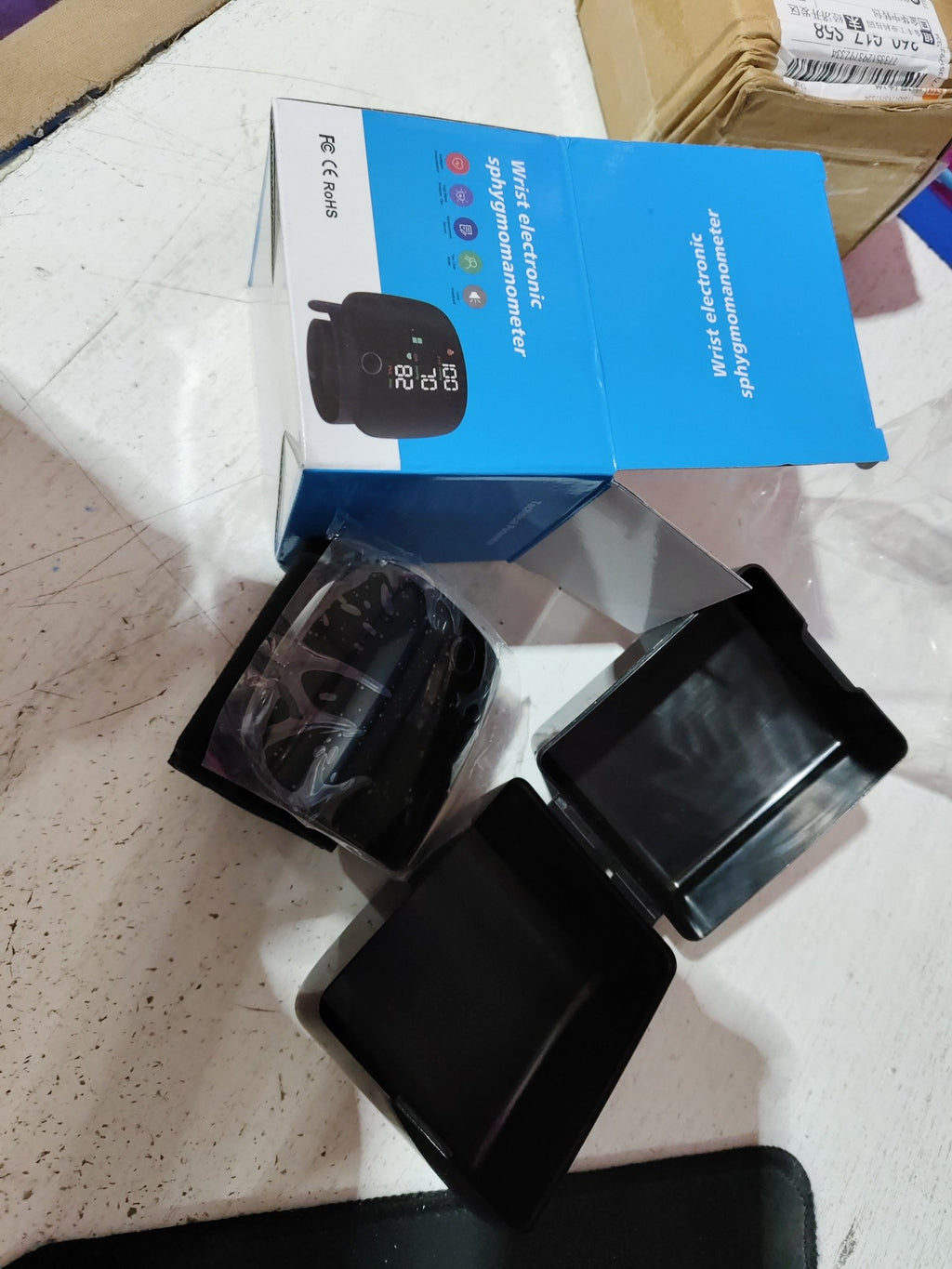 Wrist Sphygmomanometer Rechargeable Blood Pressure Meter Wrist Blood Pressure Eter Smart Touch Screen Blood Pressure Meter Household Electronics - VibraStore