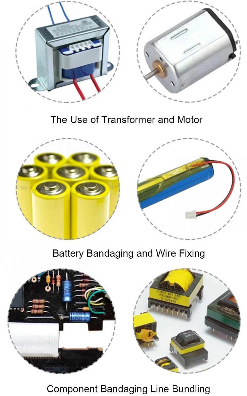 YX Heat Resistant Mylar Tape Polyester Film Tape for Transformers Motor Capacitor Coil Wrap 50 Meter Mylar Tape - VibraStore