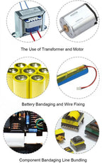 YX Heat Resistant Mylar Tape Polyester Film Tape for Transformers Motor Capacitor Coil Wrap 50 Meter Mylar Tape - VibraStore