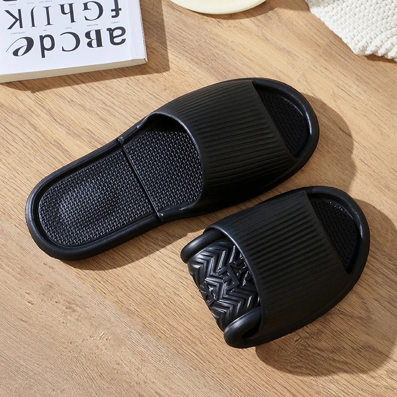 Zapatillas de casa para baño con fugas, zapatilla de ducha de secado rápido, chanclas de playa ligeras y con fugas, toboganes de natación para mujer - VibraStore