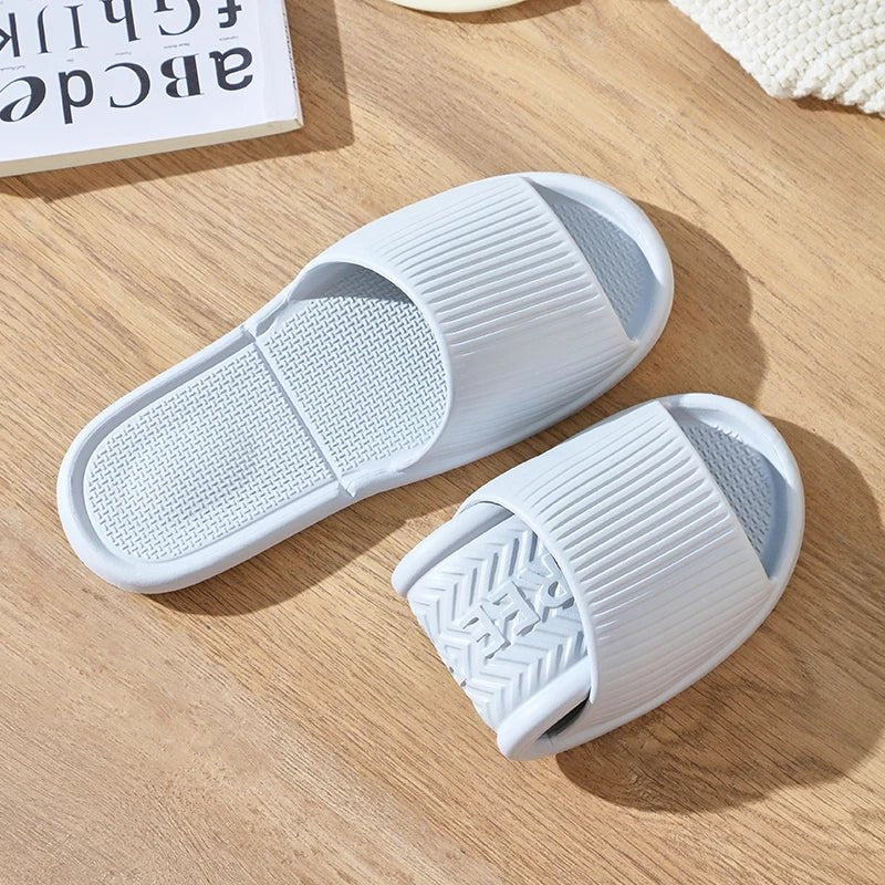 Zapatillas de casa para baño con fugas, zapatilla de ducha de secado rápido, chanclas de playa ligeras y con fugas, toboganes de natación para mujer - VibraStore