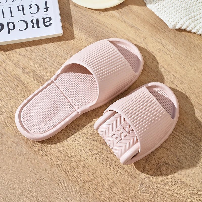 Zapatillas de casa para baño con fugas, zapatilla de ducha de secado rápido, chanclas de playa ligeras y con fugas, toboganes de natación para mujer - VibraStore